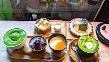 小亀有抹茶（內用每人一品項，可外帶，無訂位，有熊貓，賣完即打烊，夏天沒有銅鑼燒） - 宜蘭縣宜蘭市