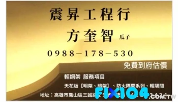 震升轻钢架轻隔间天花板工程行 - Kaohsiung City, Fengshan District