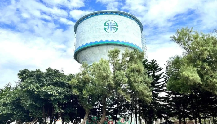 马公市第三水源地一千吨配水塔 - 澎湖縣馬公市